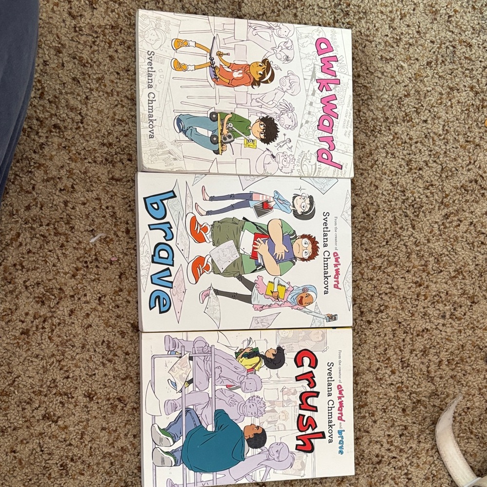 Awkward, Brave, Crush Graphic Novel Set